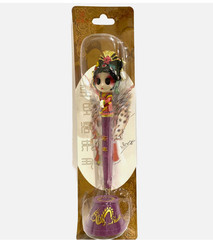 Chinese Peking Opera Face Traditional Ballpoint Pen Dragon Symbols Black Ink