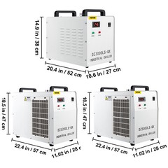 SIHAO Laser Industrial Water Chiller CW3000/5000/5200 for CO2 Laser Engraver