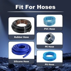 2″ to 2″ NPT Male Hose Barb Connectors 2Pcs for Gas Air Water Pipes