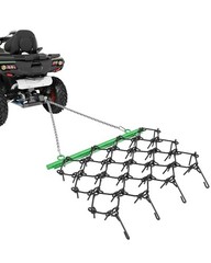 4×4 FT ATV UTV Tractor Drag Harrow Soil Grading Tow-Behind 3/8 1/2 Teeth
