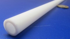 PTFE Teflon Straight Tube 7/16 OD x 5/16 ID x 1/16 Wall x 1 Foot Length