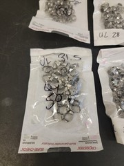 Molar Bands. Dental, Stainless, Various Sizes- 400+ Count (Z4)