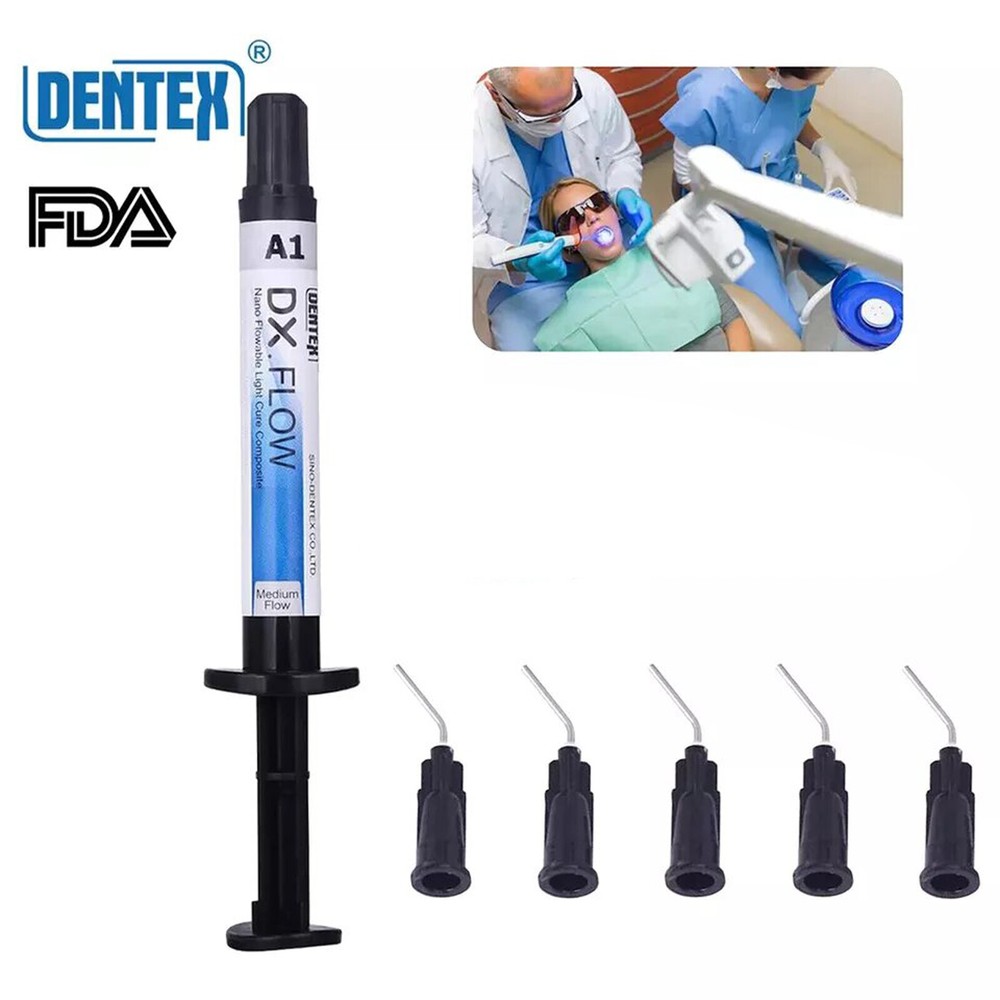 Dental Composite Resin Medium Flowable Light Cure/ Etching Gel /Bonding Adhesive