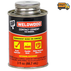 DAP Weldwood 3 oz Contact Cement Tan Original Industrial Strength Adhesive