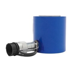 30 Ton Hydraulic Cylinder Jack 2in Stroke 50mm Single Acting Low Height Blue