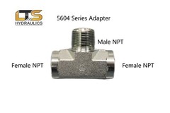 5604-02-02-02 Zinc Plated Steel Pipe Adapter 1/8″ FNPT x 1/8″ MNPT x 1/8″ FNPT