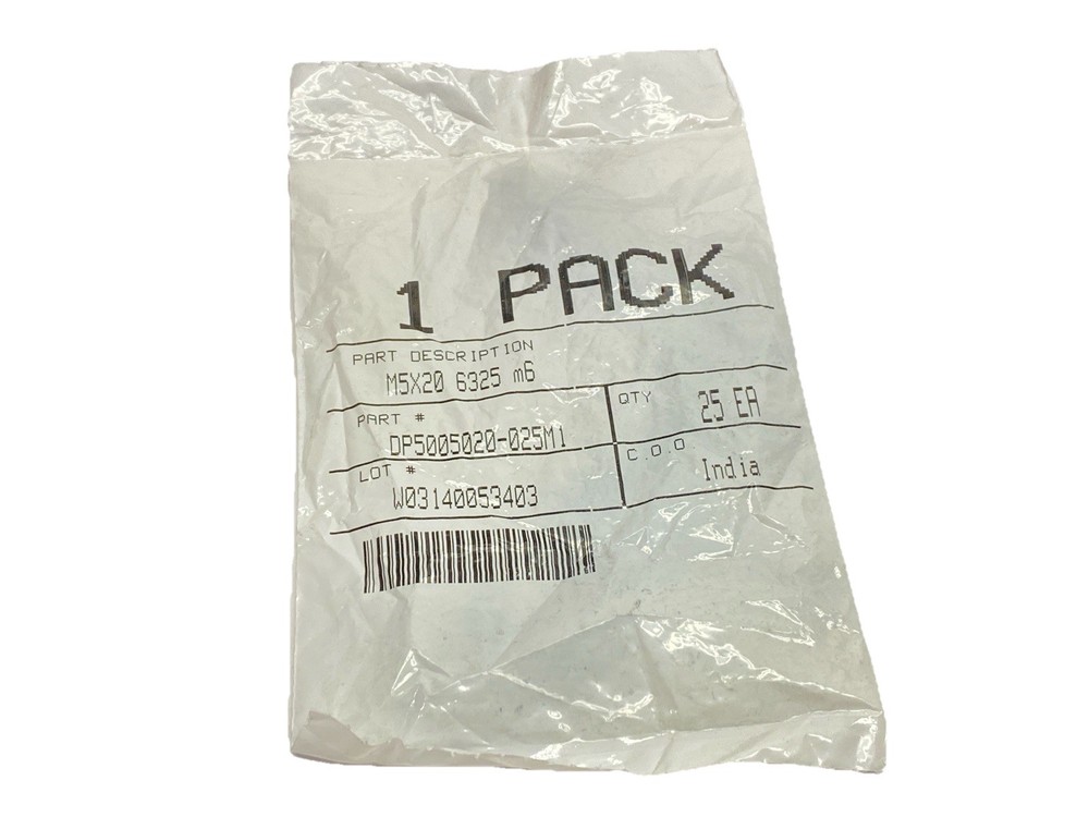 DP5005020-025M1 Dowel Pins M5x20 6325 m6 LOT OF 25