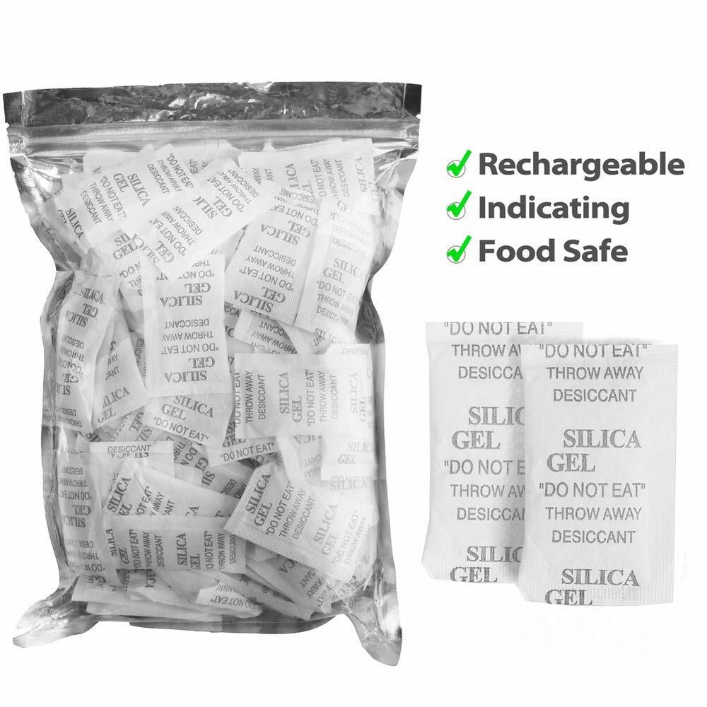 Silica Gel Desiccant Moisture Absorber Dehumidifier Bead Pack Dryer Bag Packets