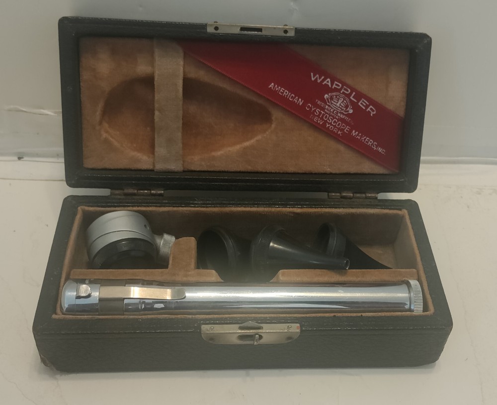 Vintage Wappler Ophthalmoscope By American Cystoscope Makers Works with Battery