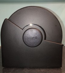 Rolodex Jumbo Double Rotary 2400 Black Roll Top Card File Vintage No Key