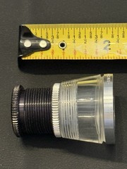 Vintage Threaded Optical Inspection Loupe Industrial Precision Magnifier
