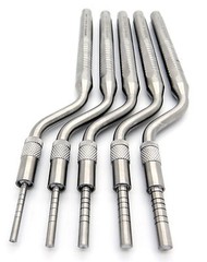 Dental Osteotomes Straight and Curved Tip Mead Mallet Spreading Tools Set