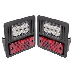 4x LED Headlight Tail Exterior Light Kit For Bobcat Skid Steer Loader