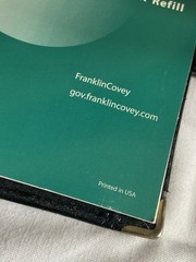 Vintage Black Franklin Covey The Pocket Planner Spiral Bound