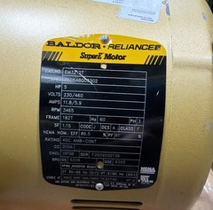 Baldor-Reliance Em3212t Three-Phase General Purpose Motor, 5 Hp, 182T Frame Read