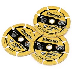 3 Inch Diamond Cutting Wheel for Metal, 3/8″ Arbor Cut Off Wheels with 5000+