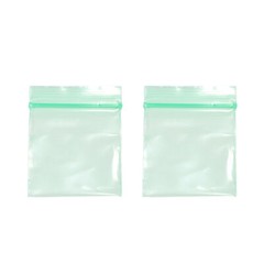 New Flat Green Plastic QuickQlick™ Bag Pouches Different QTY and Sizes