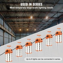 VEVOR 150W LED Temporary Construction Light 20000LM Work Jobsite Lighting, IP65