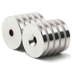 N35 Countersunk Ring Round Disc Strong Magnets Rare Earth Neodymium Hole 5mm