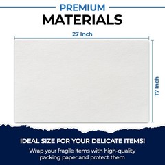 Packing Sheets For Moving, 27″ x 17″, 10 lb | 320 Sheets, Non-Printed Sheets …