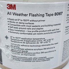 3M All Weather Flashing Tape 8067, 4 in x 75 ft, Brown