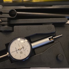 Mitutoyo Dial Test Indicator 513-504T Comparator Set with Case