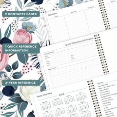 Planner 2026-2027 – Academic 2026-2027, 9 x 11 inches, purple/pink