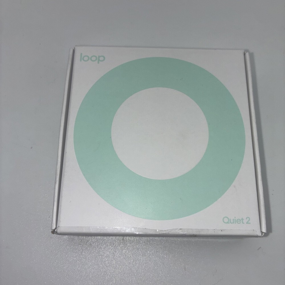Loop Quiet 2 Earplugs Mint Reusable Noise Reduction Sleep Travel NEW Sealed