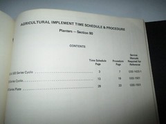 IH & Case IH Combines & Planters Time Schedule & Procedure (Flat Rate) Manuals