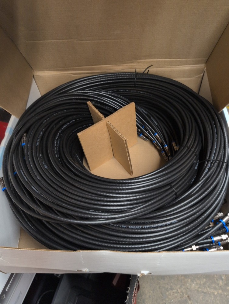 Lot/ 150 pcs 6ft coaxPPC Jumper Shop 72″ Coax jumper SignalTight RG6 6FT COAX