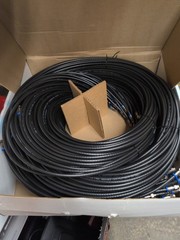 Lot/ 150 pcs 6ft coaxPPC Jumper Shop 72″ Coax jumper SignalTight RG6 6FT COAX