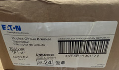 24 PCS Eaton DNBA2020 – Double 20Amp/1Pole – Duplex Circuit Breaker