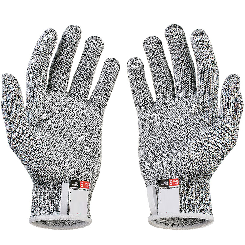 2 pairs Anti-cut Gloves Safety Cut Proof Stab Resistant Kitchen Butcher Cut-Resi