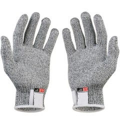 2 pairs Anti-cut Gloves Safety Cut Proof Stab Resistant Kitchen Butcher Cut-Resi