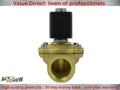 1 inch 220V-240V AC Normally Closed Brass Electric Solenoid Valve NPT
