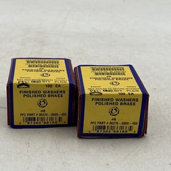 200 Pieces Countersunk Washers # 8 Solid Brass Finish Washers 3/16″ID x 5/8″OD