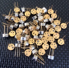( lot of 2 ) LM309H TO-39 Gold Leads Positive Voltage Regulator NOS , Excellent