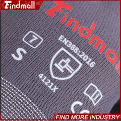 Findmall 3 Pairs S-Size Work Gloves MicroFoam Nitrile Coated Knit Nylon Gloves