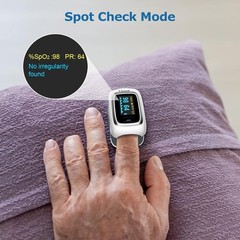 Portable Fingertip Pulse Oximeter – Accurate Blood Oxygen Monitor with Lanyard