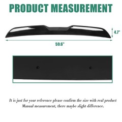 Carbon Fiber Demon Style Rear Spoiler Wing for 2008-2017 Dodge Challenger Coupe