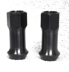 ZAKGEAR Black Titanium Wheel Lug Nut 12×1.25 Open End Acorn 20pcs set