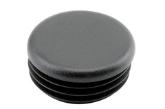 2-1/2″ OD Round 14-18Ga Black Plastic End Cap Plugs (2.34″ to 2.40″ ID)