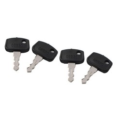 4PCS Ignition Key 68920 for Kubota Utility Vehicles RTV400 RTV500 RTV900 RTV1140