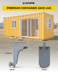 2Pack Upgrade Shipping Container Jack Lug, Jack Leveling Attachment, Jack Lifter