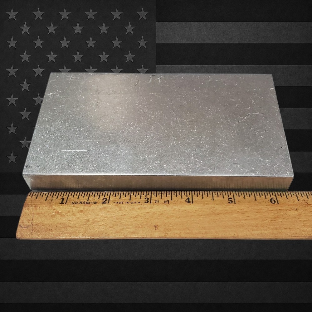 6061 Aluminum Flat Bar 3/4″ x 3-1/2″ x 6-1/4″ Billet CNC Mill Stock USA