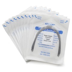 AZDENT Dental Ortho Super Elastic Niti/Stainless Steel Rectangular Arch Wire