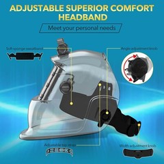 TRQWH Solar True Color Auto Darkening Welding Helmet & Welding Backpack