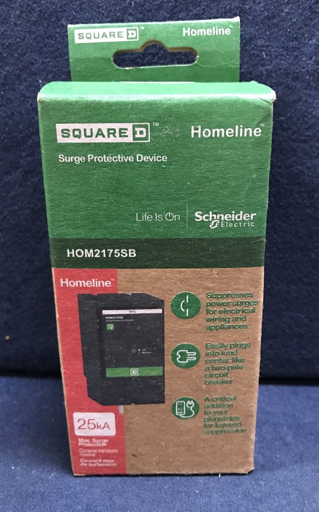 Square D by Schneider Electric HOM2175SB Homeline SurgeBreaker,25kA,120/240V