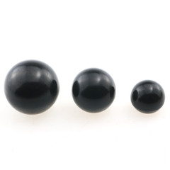 Ball Shaped Hnadle Knobs M4 M5 M6 M8 M10 M12 Thread Clamping Nuts Plastic Black
