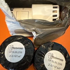 OfficeSmartLabels – 2-5/16″ x 4″ Shipping Labels, Compatible with 30256 – (6 …